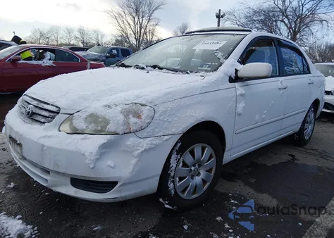 2004 Toyota Corolla Le z USA, uszkodzony, nr VIN 2T1BR32E04C192234